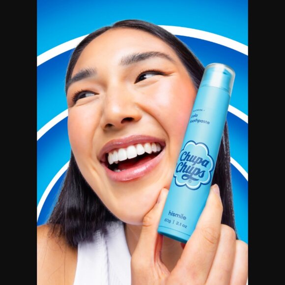 🔥3/$30 NEW & Sealed HiSmile Limited Edition Chupa Chups Cola Toothpaste Full Sz - Picture 3 of 4